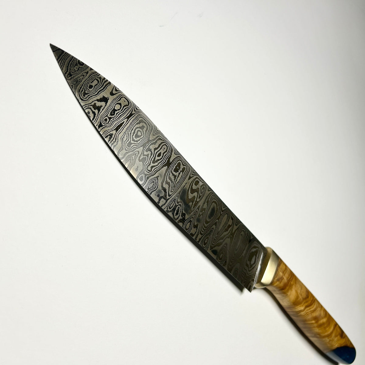 Damastmesser Olivenholz